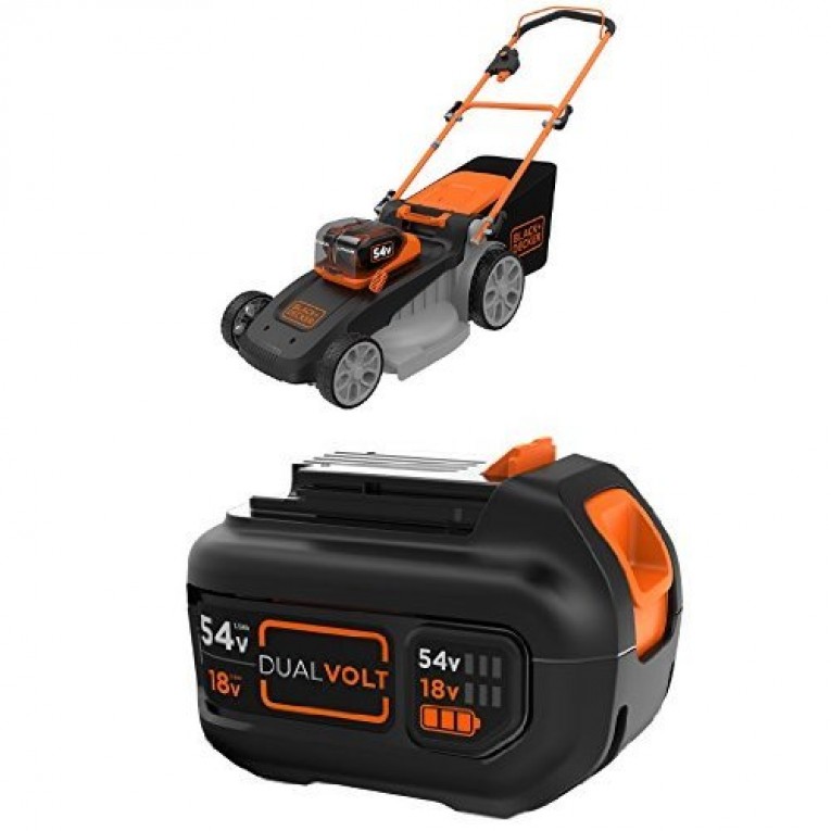 Tondeuse électrique sans fil – Black & Decker Dualvolt (48cm)